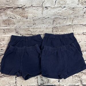 The Children's Place Navy Blue Kids Shorts- Set of 4